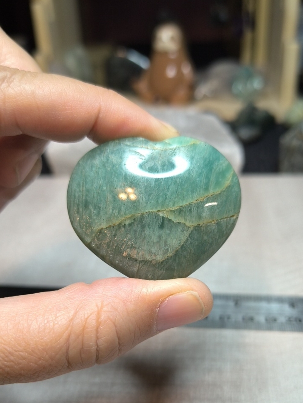 #8 Amazonite Heart
